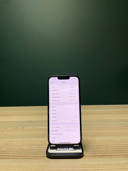iPhone 14 128GB - Midnight (Pre-owned | A-Grade Pristine)