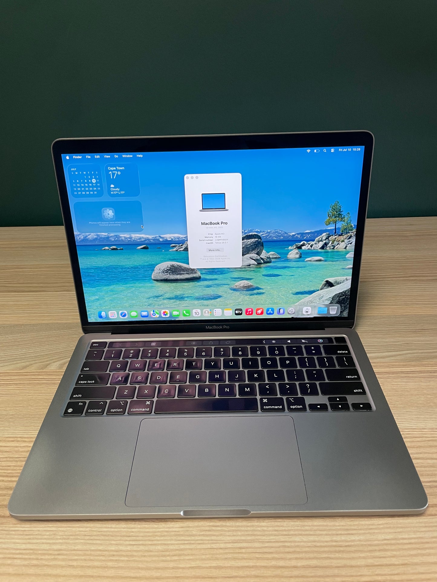 MacBook Pro 13-inch | M2 Chip | 16GB | 256GB - Space Grey (Pre-owned | B-Grade)