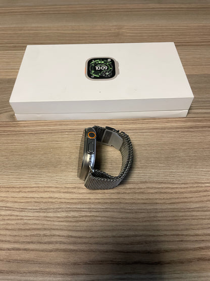 Apple Watch Ultra 3 Natural Titanium Case With Milanese Loop (Pre-owned | A-Grade)