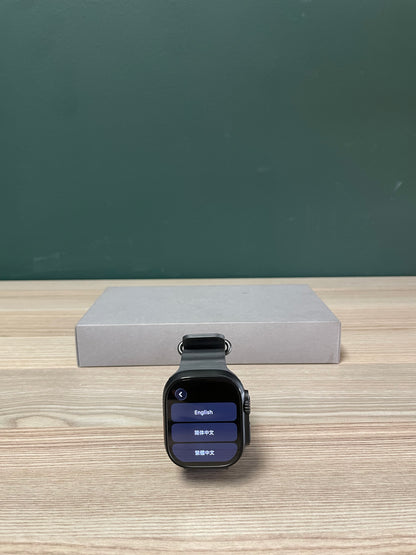 Apple Watch Ultra 3 Black Titanium Case With Black Ocean Band (Pre-owned | A-Grade)