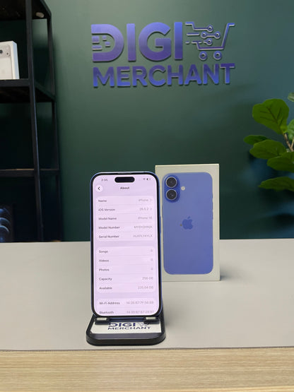 Apple iPhone 16 256GB - Ultramarine (Pre-owned | B-Grade)