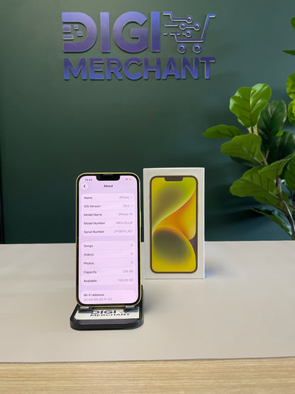 Apple iPhone 14 128GB - Yellow (Pre-owned | B-Grade)