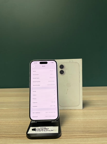 iPhone 16 256GB - White (Pre-owned | A-Grade)
