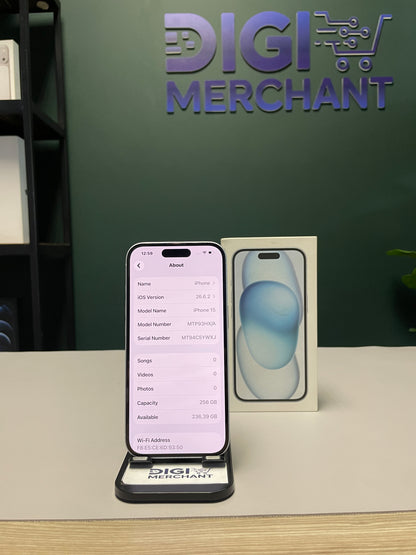 iPhone 15 256GB - Blue (Pre-owned | B-Grade)