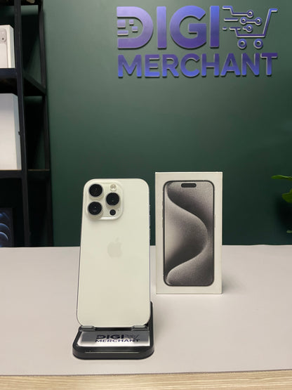 iPhone 15 Pro 256GB - White Titanium (Pre-owned | A-Grade)