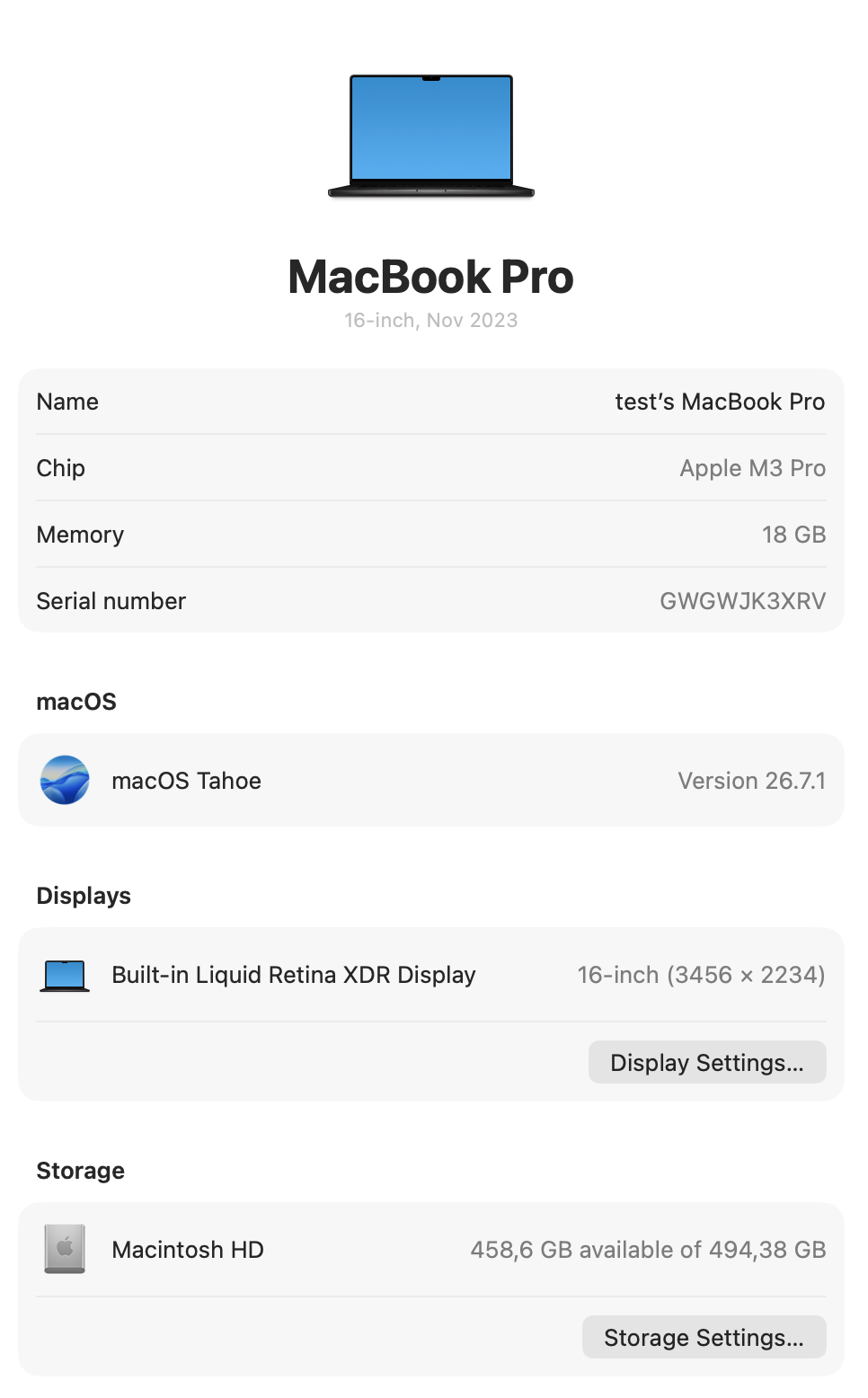 Apple MacBook Pro 16-inch With M3 Pro Chip | 512GB | 18GB - Space Black (Pre-owned | B-Grade)