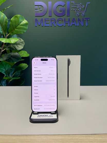 iPhone Air 256GB - Space Black (Pre-owned | A-Grade)