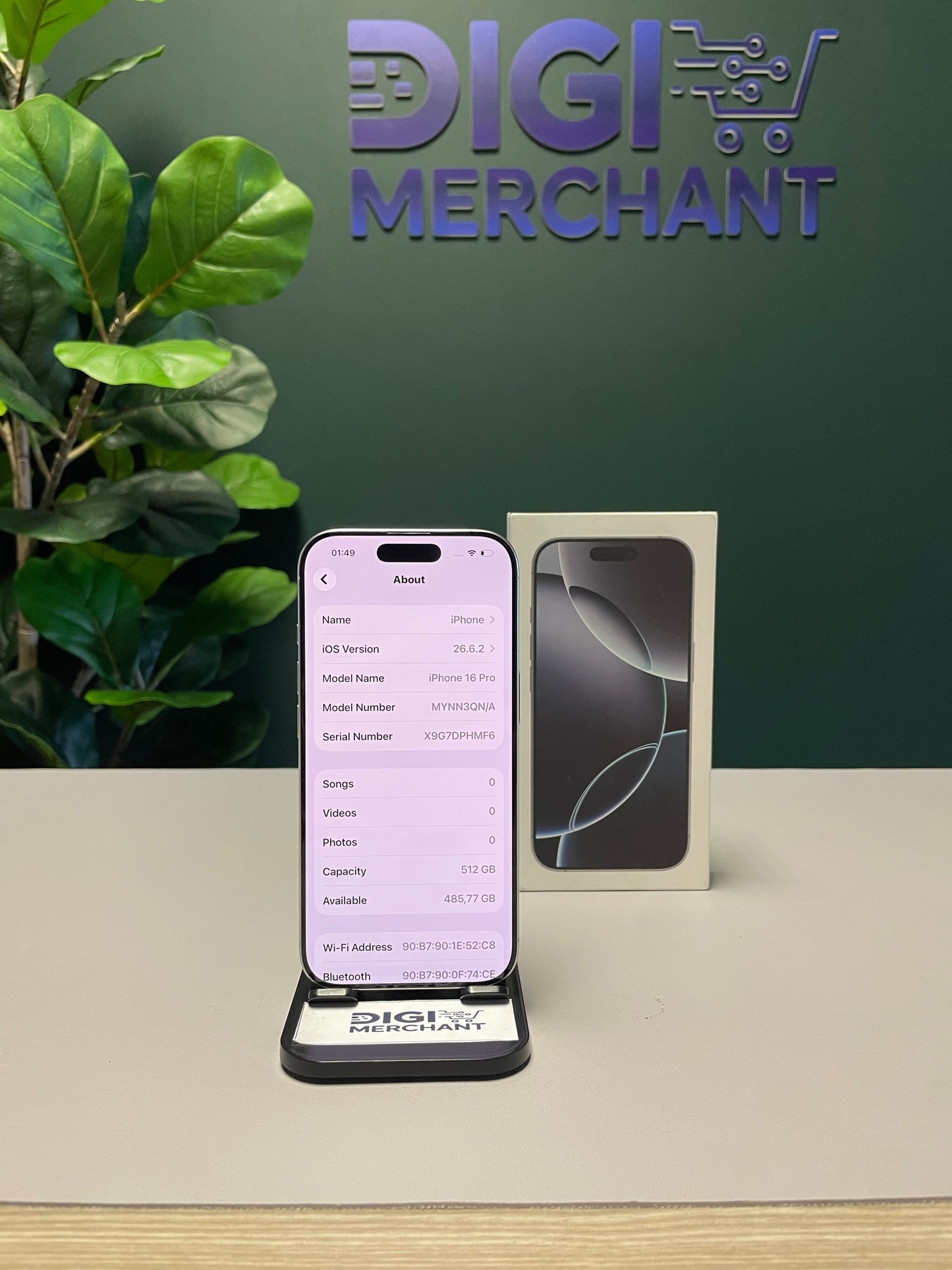 iPhone 16 Pro 512GB - White Titanium (Pre-owned | Pristine)