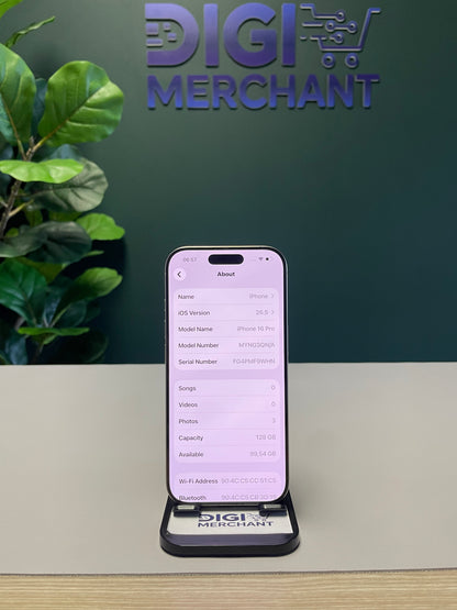 iPhone 16 Pro 128GB - Natural Titanium (Pre-owned | B-Grade)