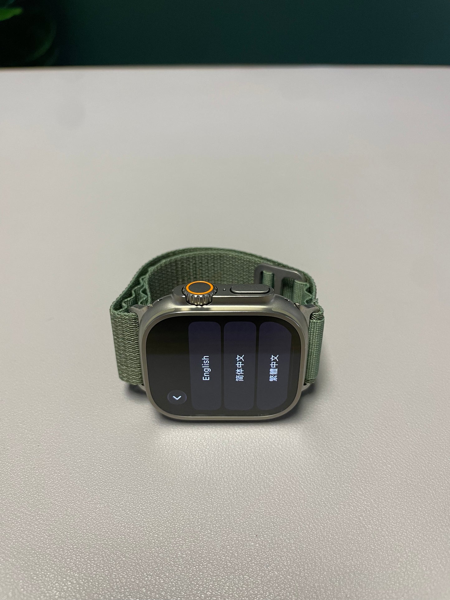 Apple Watch Ultra 2 Titanium Case With Green Alpine Loop (Pre-owned | Pristine)