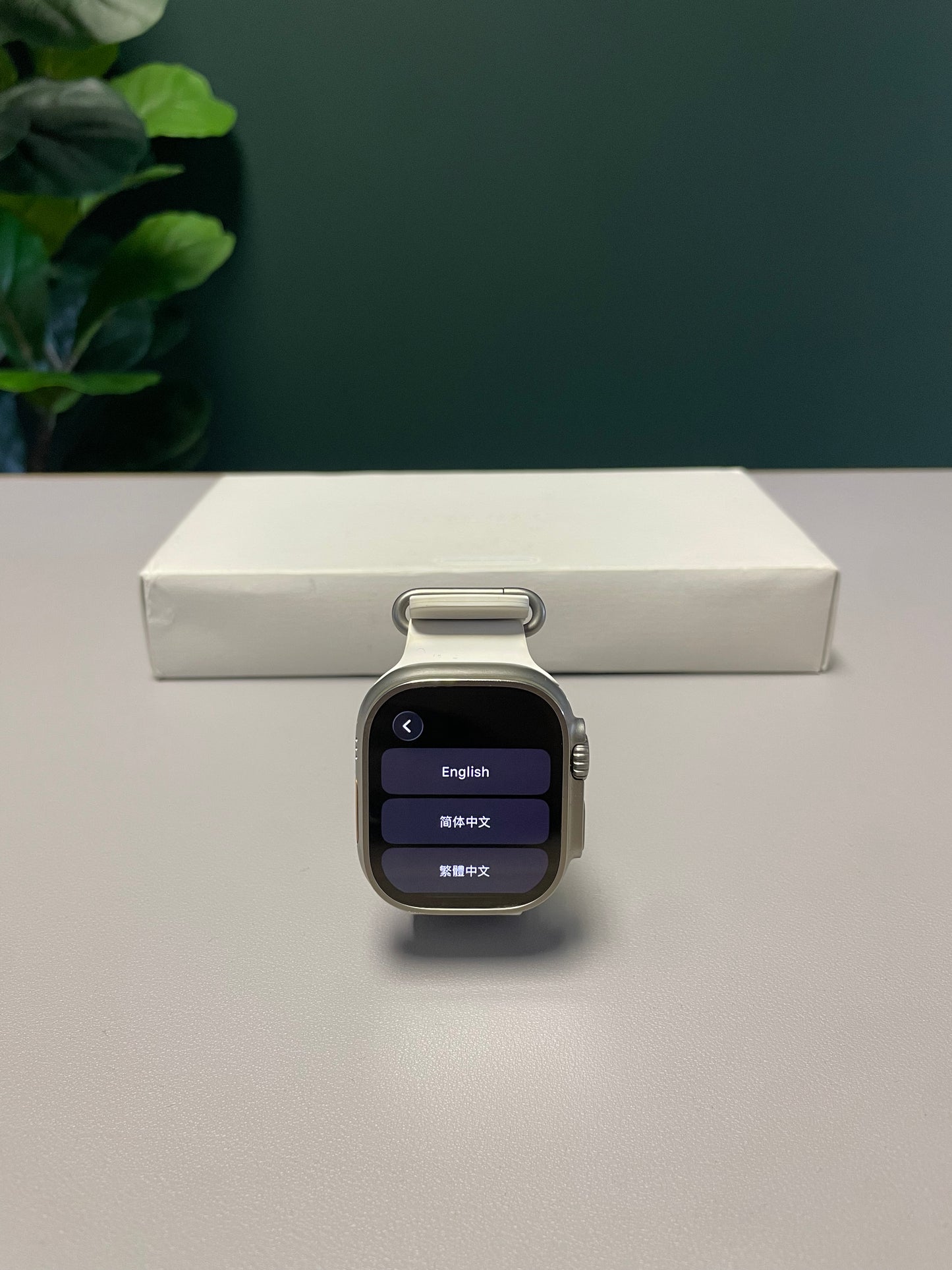 Apple Watch Ultra 2 Titanium Case With White Ocean Band (Pre-owned | Pristine)