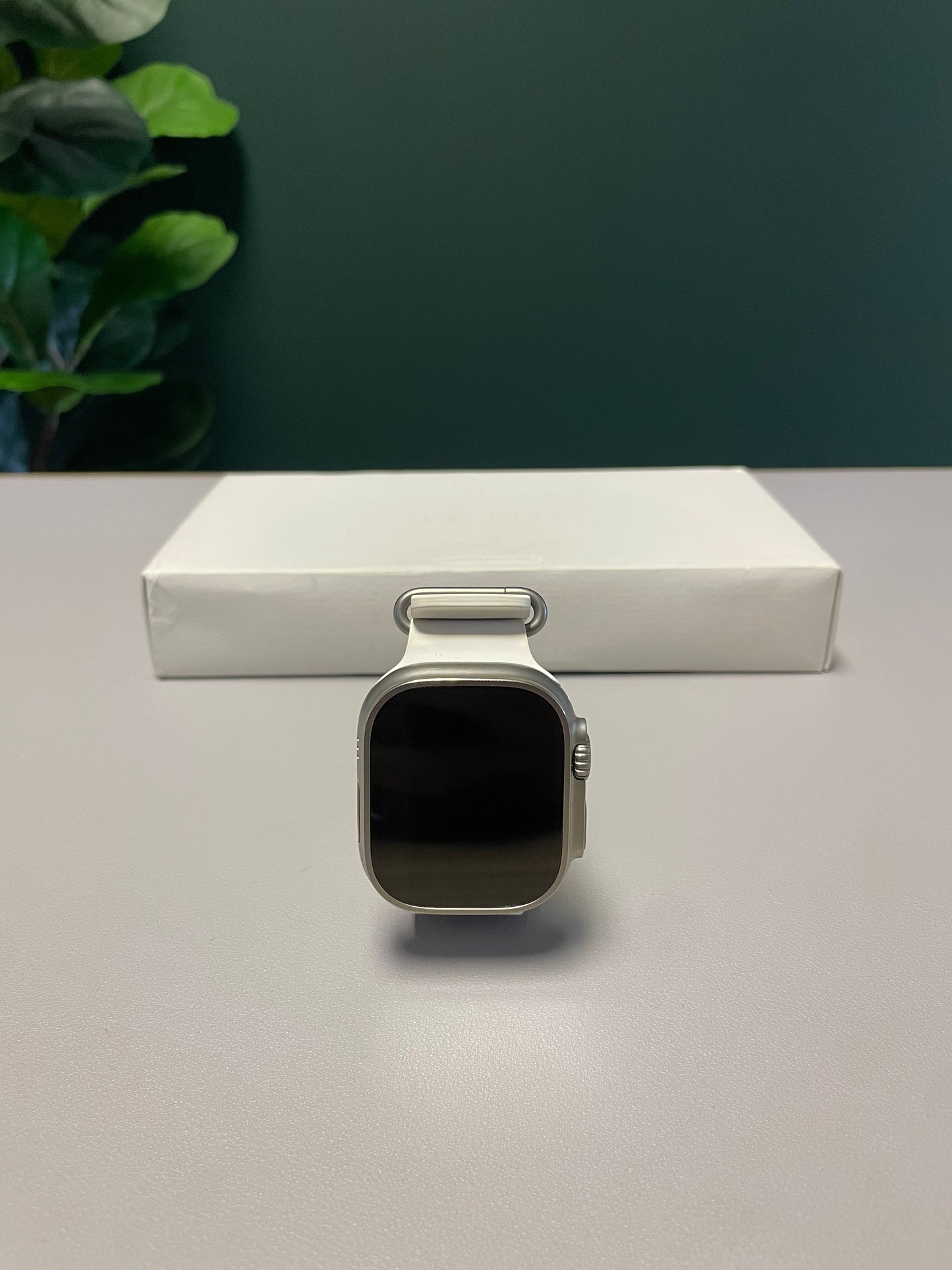 Apple Watch Ultra 2 Titanium Case With White Ocean Band (Pre-owned | Pristine)