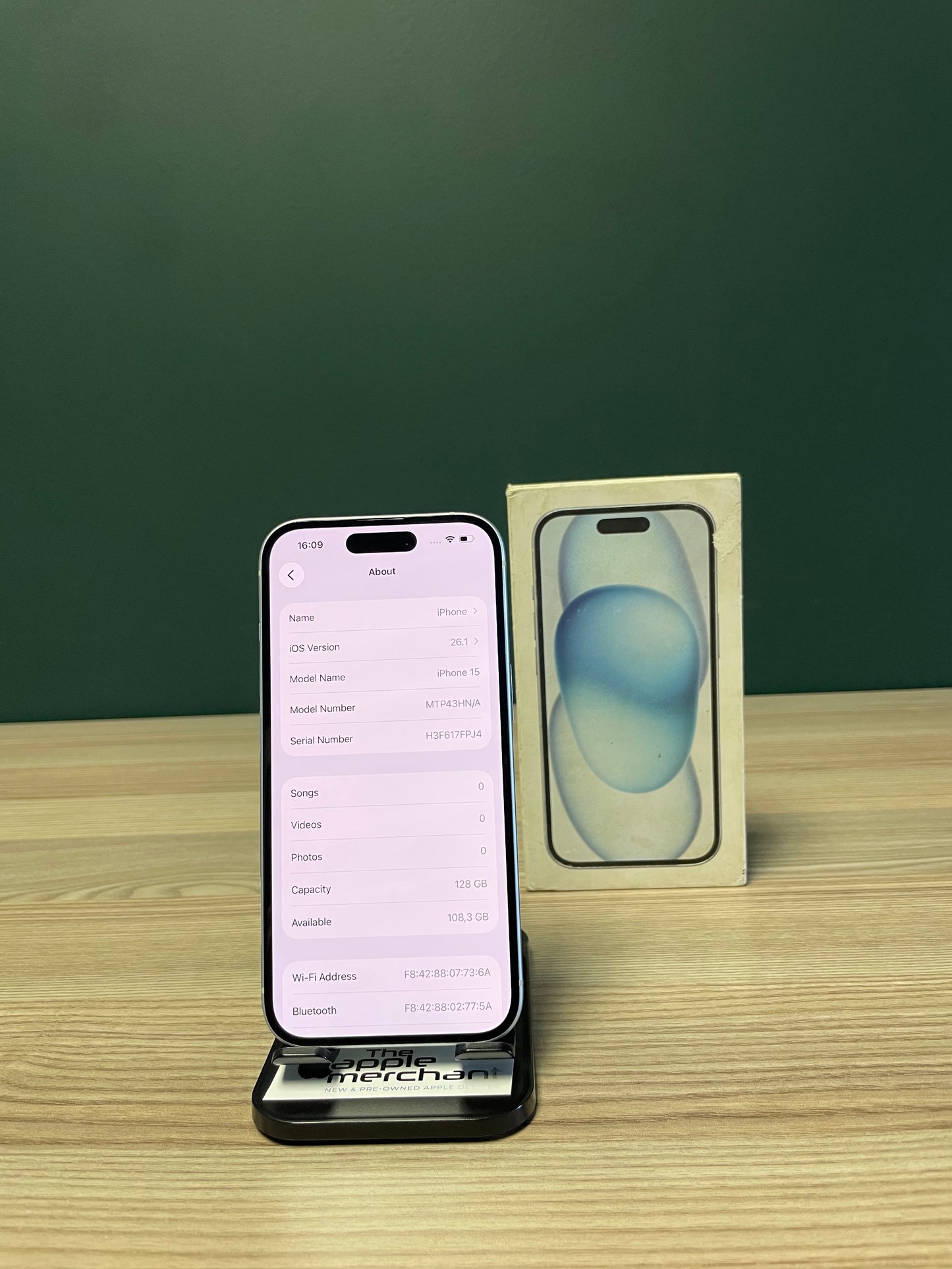 iPhone 15 128GB - Blue (Pre-owned | A-Grade)