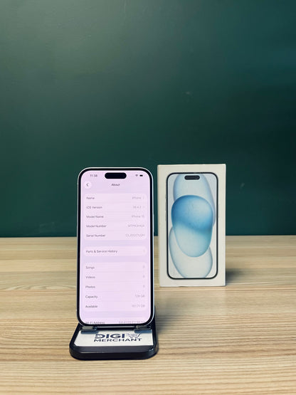 iPhone 15 128GB - Blue (Pre-owned | A-Grade)