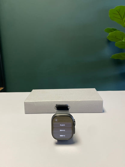 Apple Watch Ultra 3 Black Titanium Case With Black Ocean Band (Pre-owned | B-Grade)