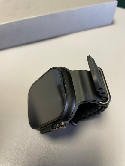 Apple Watch Ultra 3 Black Titanium Case With Black Ocean Band (Pre-owned | B-Grade)