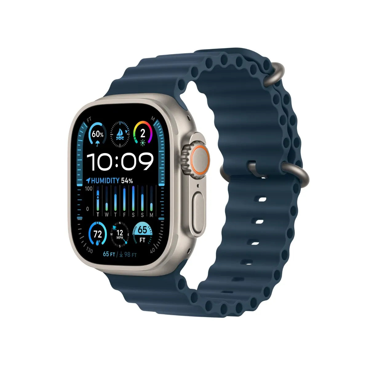 Apple Watch Ultra 2 Titanium Case With Blue Ocean Band (Pre-owned | B-Grade)