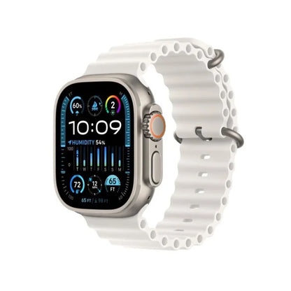 Apple Watch Ultra 2 Titanium Case With White Ocean Band (Pre-owned | Pristine)
