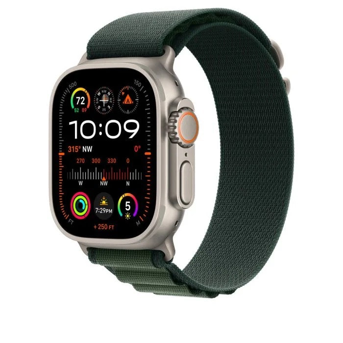 Apple Watch Ultra 2 Titanium Case With Green Alpine Loop (Pre-owned | Pristine)