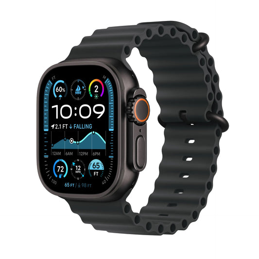 Apple Watch Ultra 3 Black Titanium Case With Black Ocean Band (Brand New)